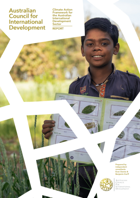 Climate Action Framework for the Australian International Development Sector