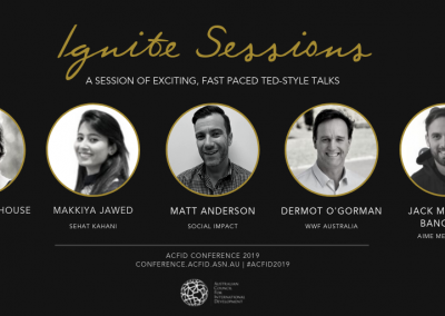 Introducing Ignite: the TED-style talks at this year’s ACFID Conference