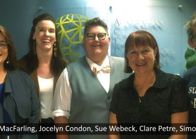Walking the Talk – Sue Webeck gives the CCC inspiring insights into cultural change at the ANU