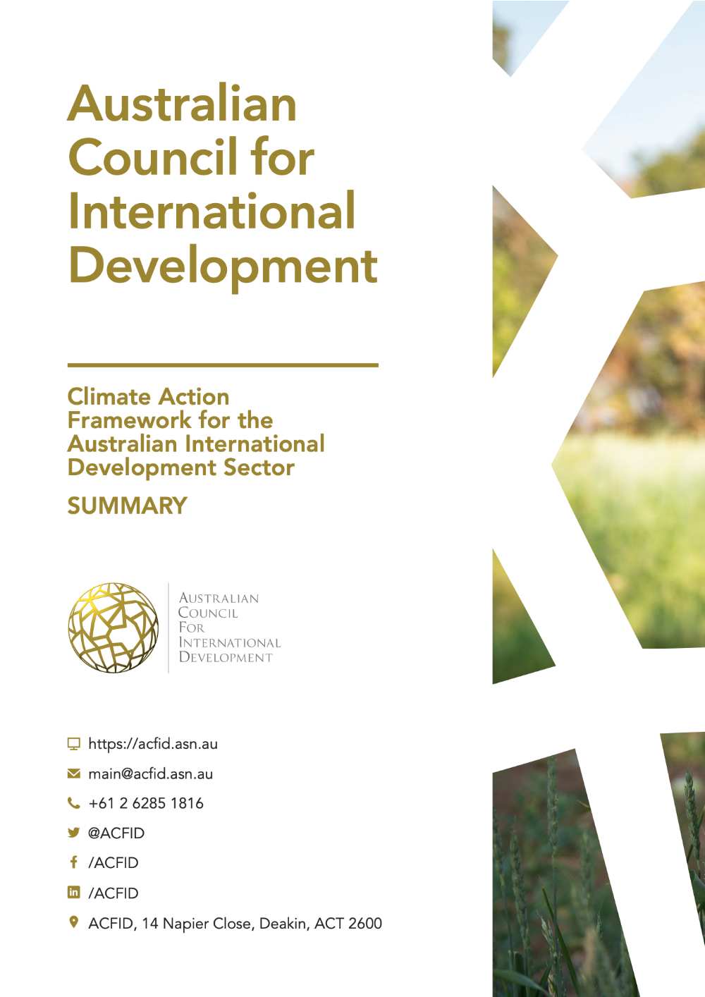 Climate Action Framework - Summary