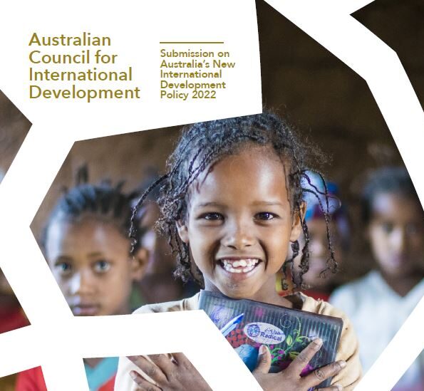 Front Cover of the ACFID Development Policy Submission