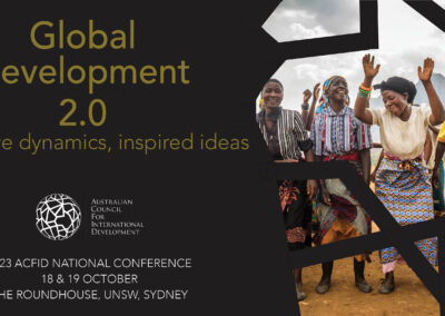 ACFID invites members and organisations to host sessions at Conference 2023