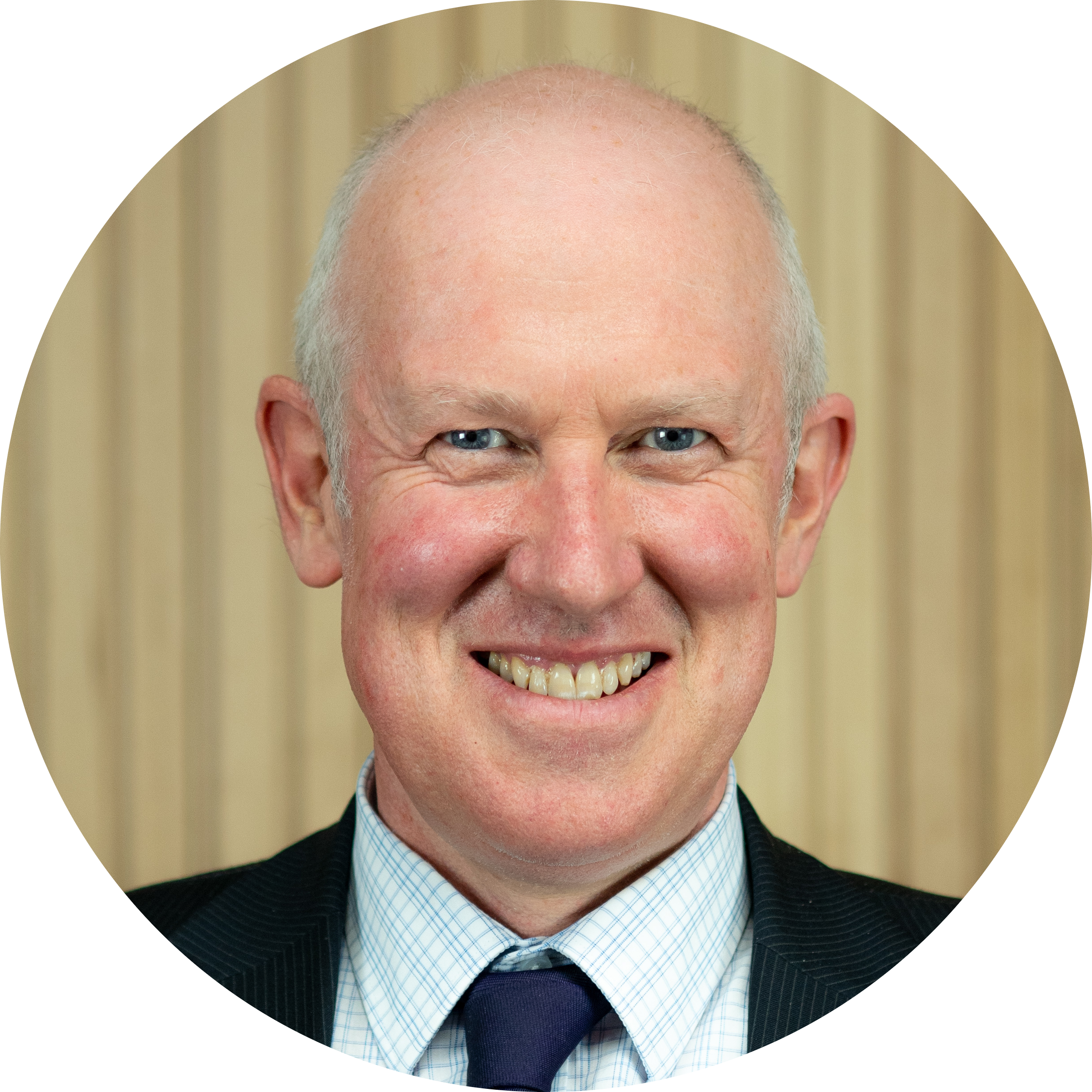 ACFID CEO Marc Purcell's headshot, in a circular format