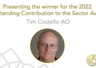 2022 Outstanding Contribution to the Sector Award: Tim Costello AO