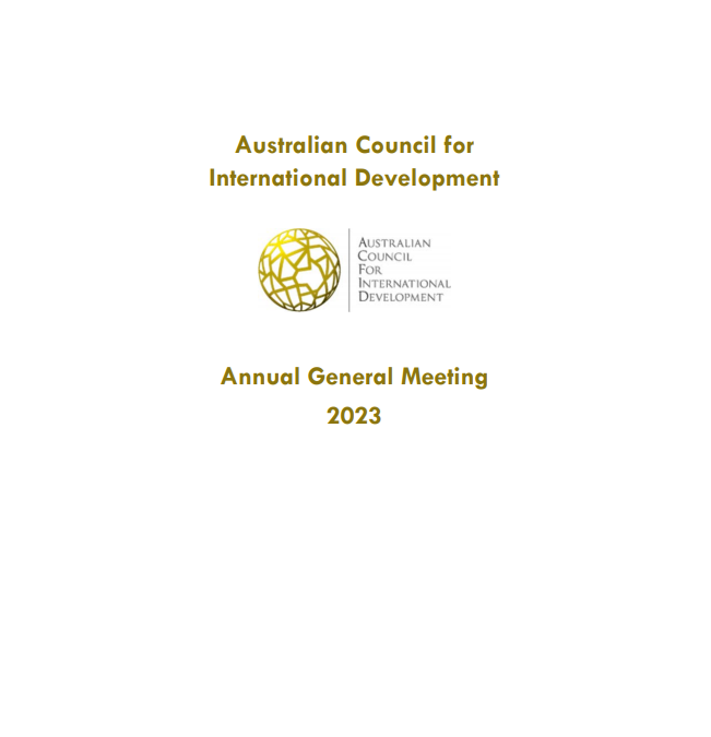 Annual General Meeting Pack 2023