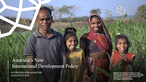 ACFID’s Analysis of the New International Development Policy