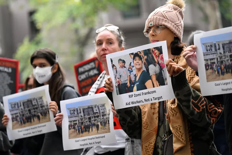 Australian aid group calls for sanctions on Israel