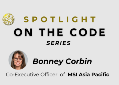 Self-reflection and Localisation, Co-Executive Officer, MSI Asia Pacific