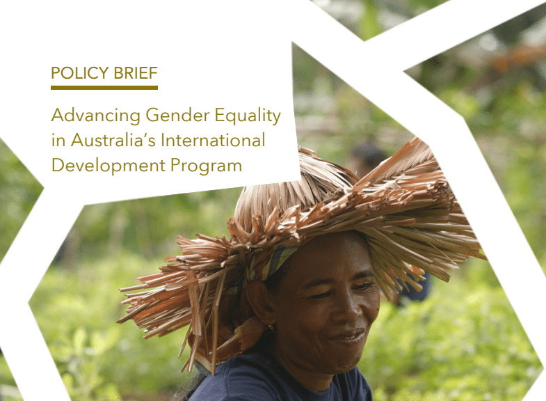 ACFID Gender Policy Brief 2025: Advancing Gender Equality in Australia’s International Development Program