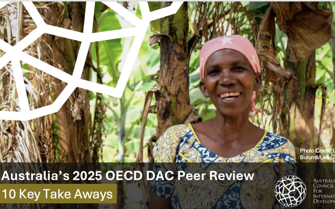 ACFID Analysis on the findings from Australia’s 2025 OECD DAC Peer Review